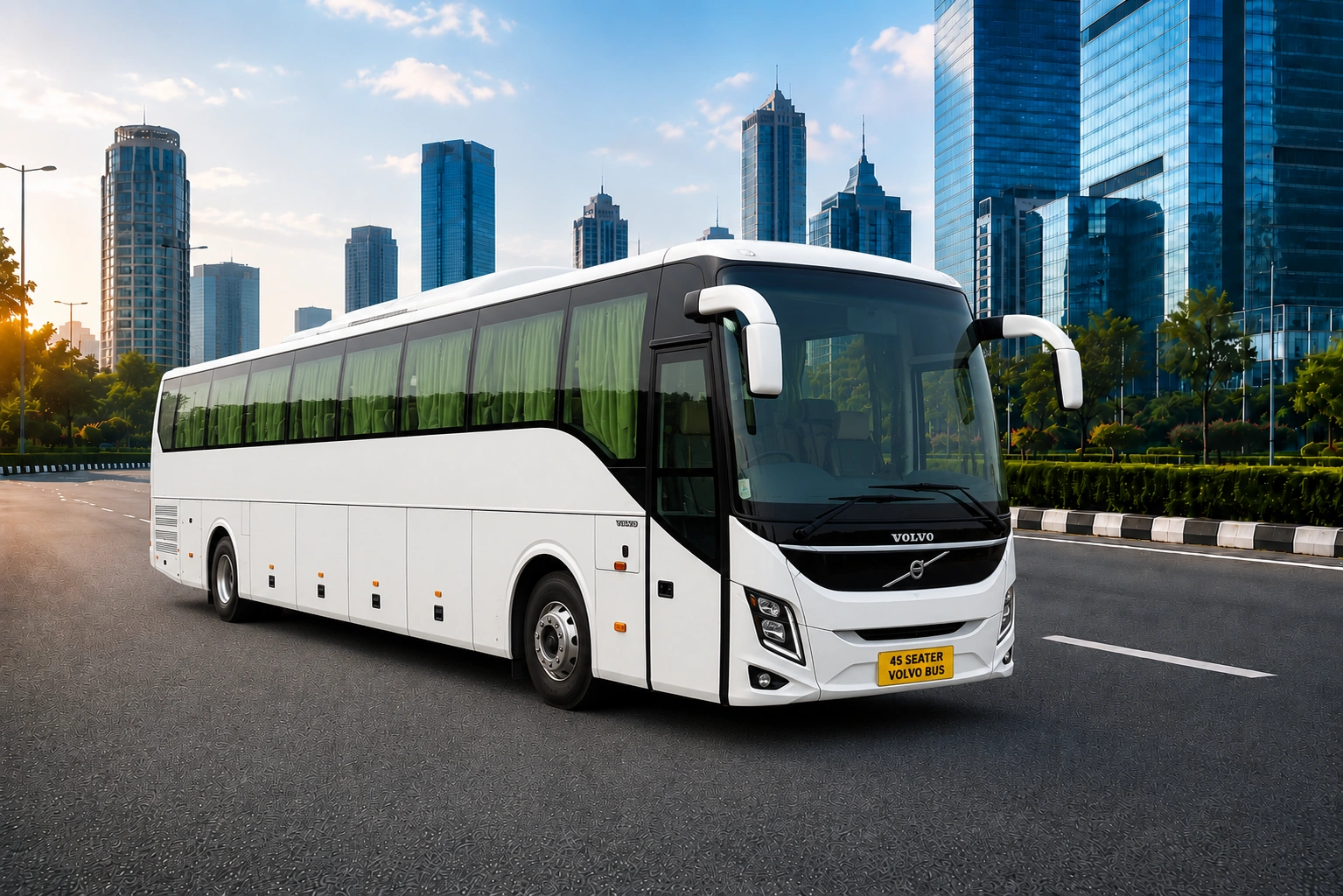 45 Seater Volvo Bus Hire in Bangalore